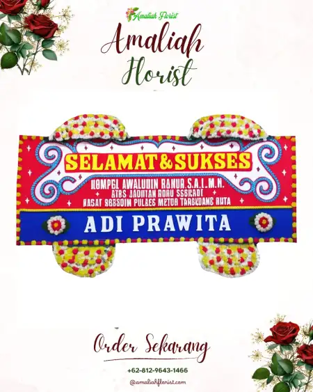 Papan Bunga Ucapan Selamat Sawunggaling